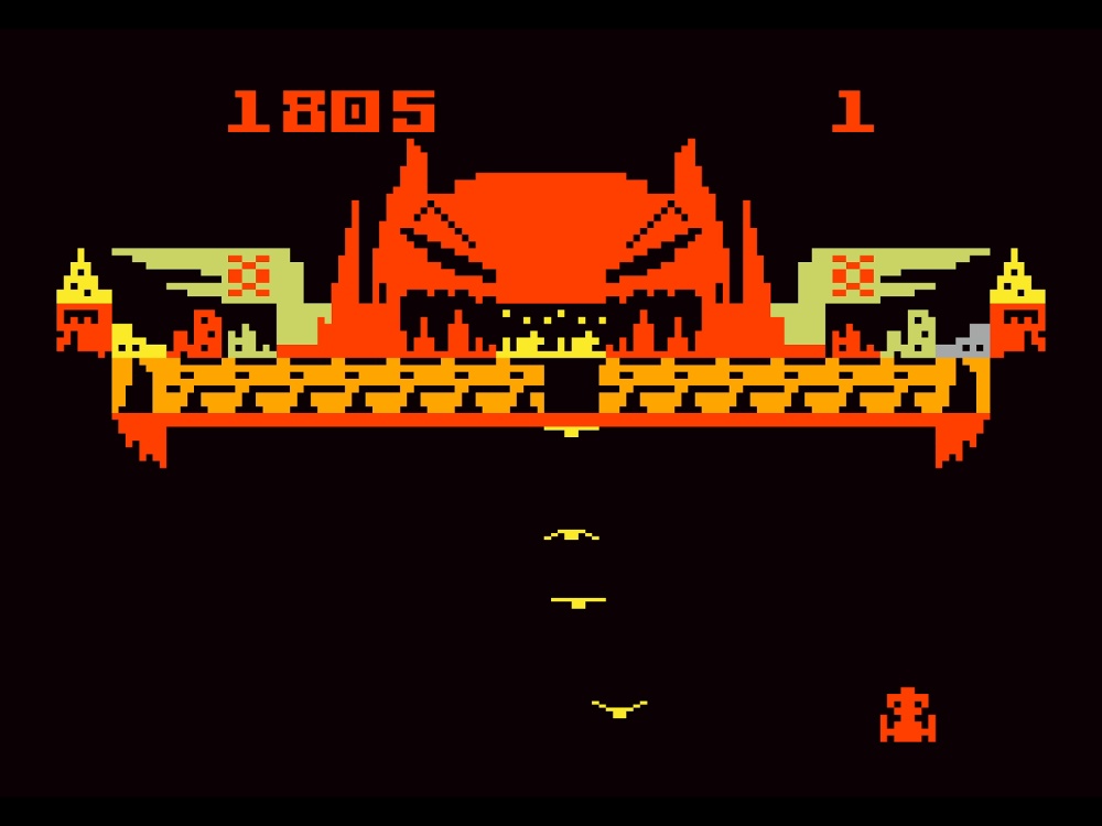 Gameplay of Demon Attack for Intellivision